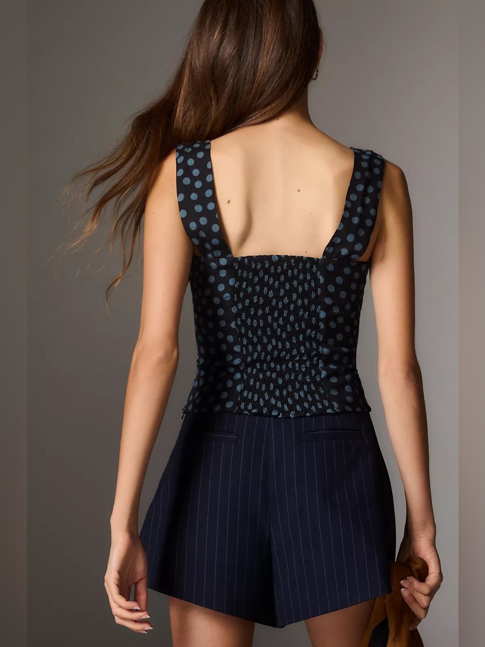 REFORMATION - NWT Hester Tank Top Cosmic Dot Polka Dot Size 2 - Picture 3 of 8
